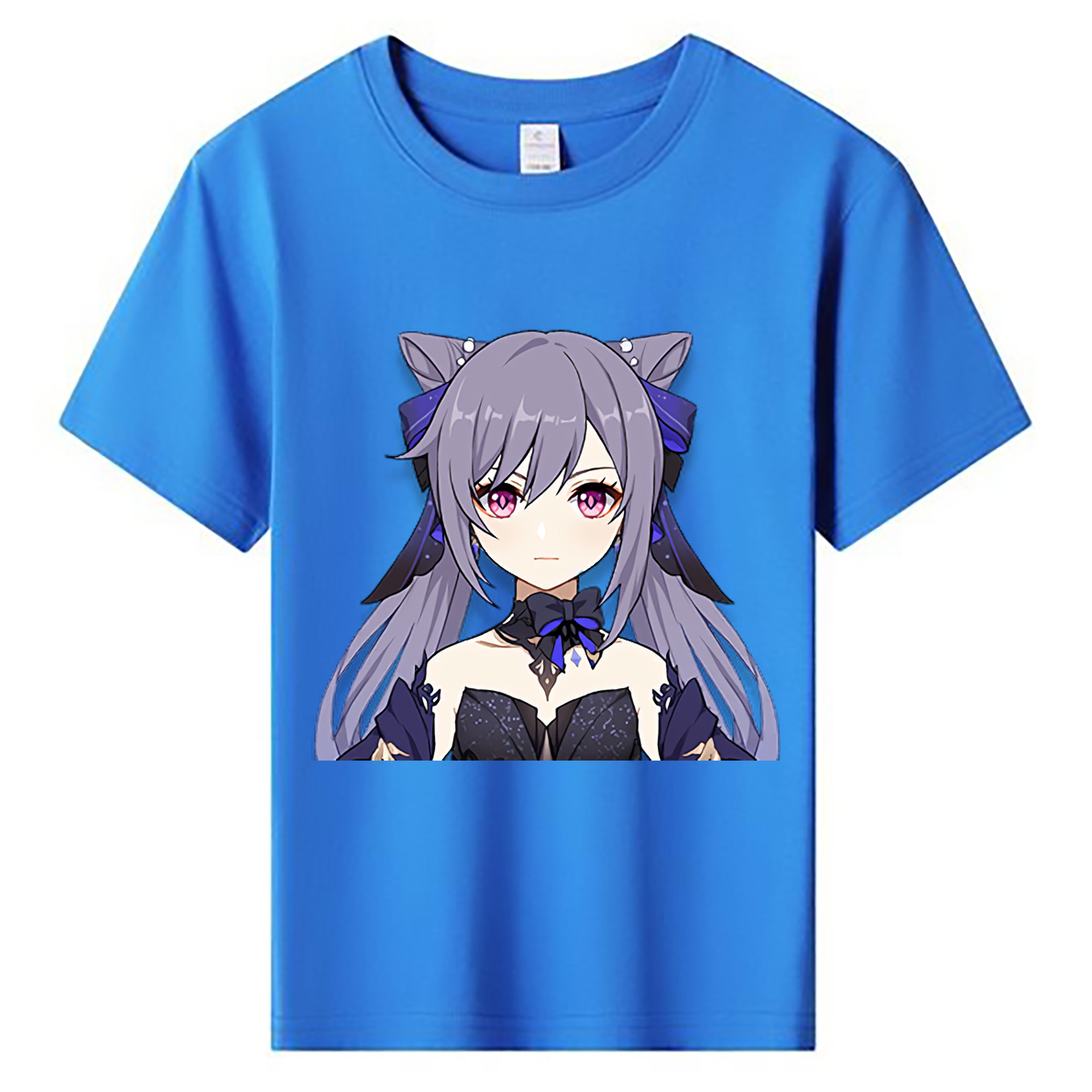 げんし神 刻晴 こくせい genshin Kokusei 綿100％キッズTシャツ（フロントプリント）